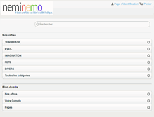 Tablet Screenshot of neminemo.com